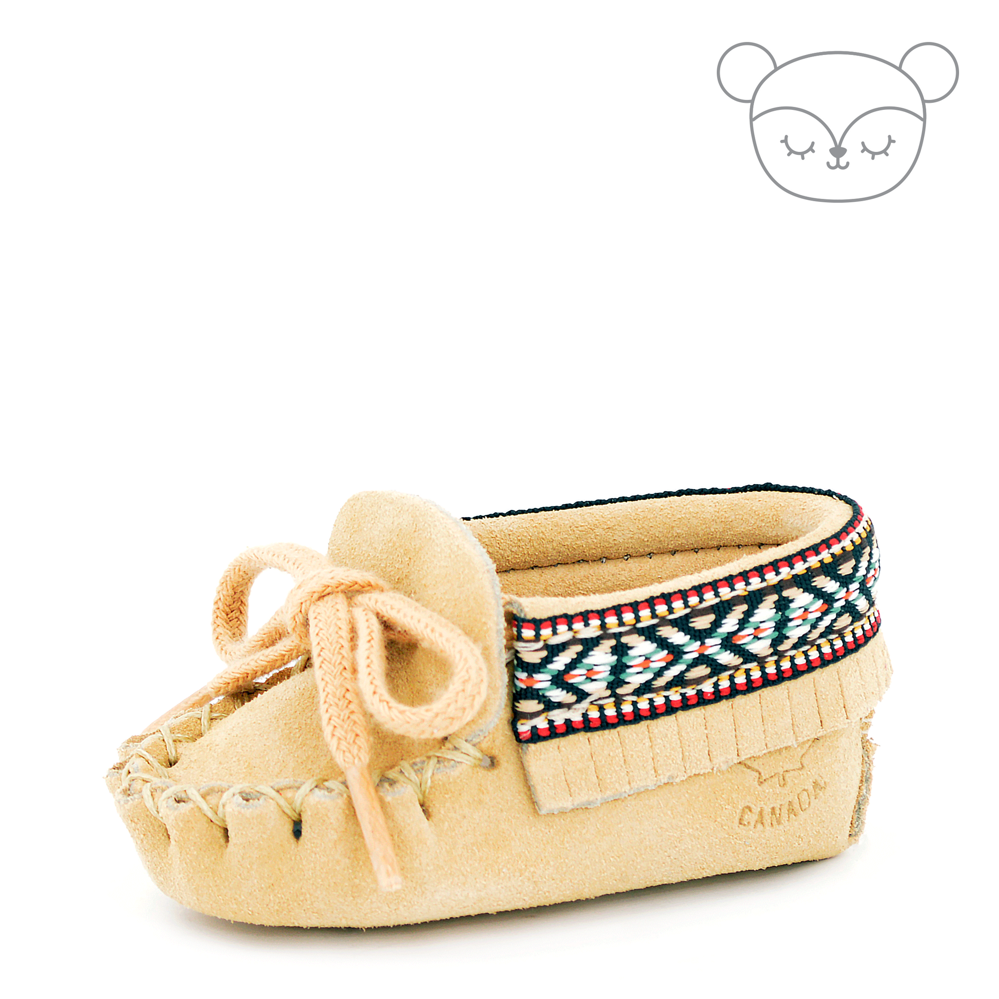 Ciquala moccasin for baby - Sand