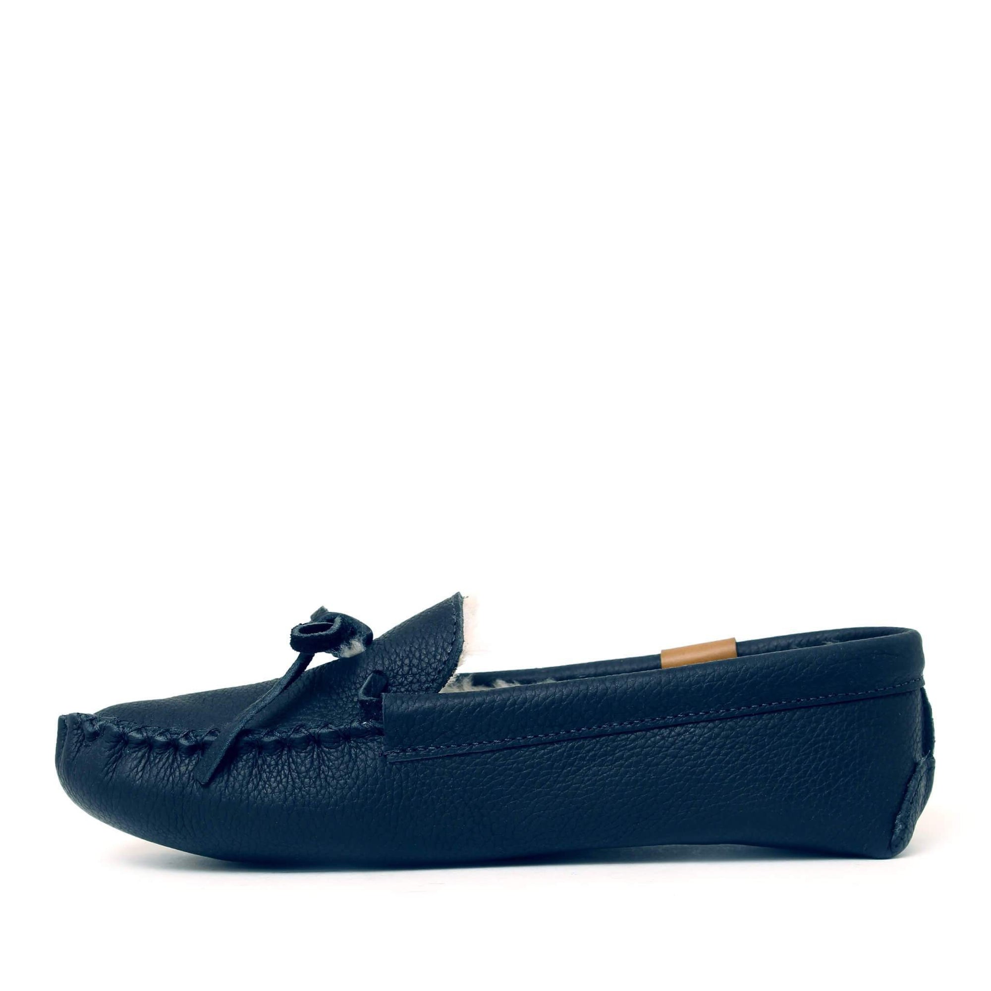 AMIMOC- Lenno grizzly navy moccasin for men