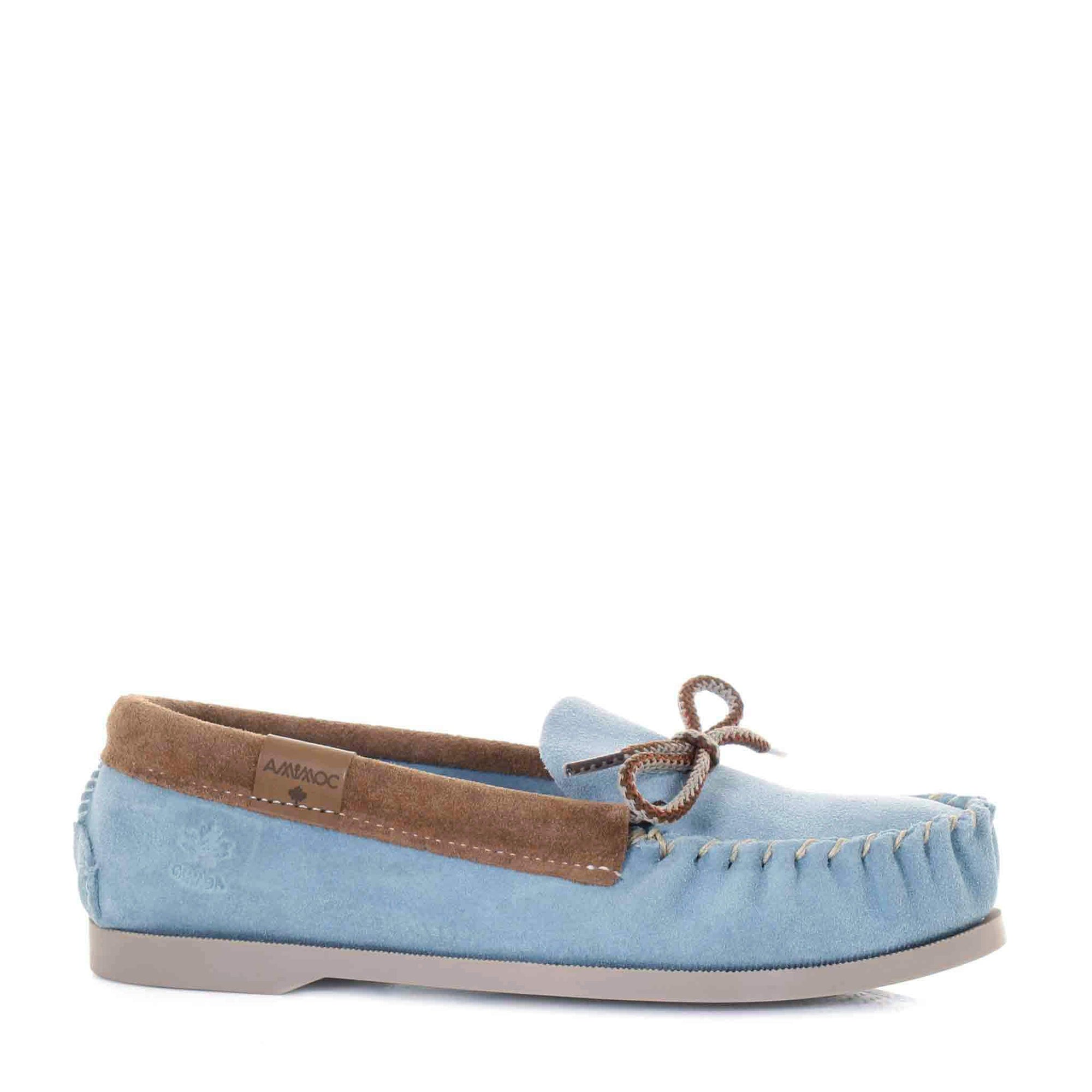 Canada Mocc Baby Blue Moccasin for Women