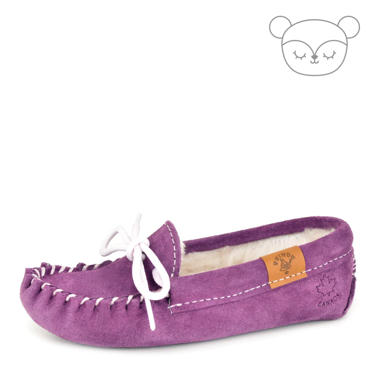 Lonan moccasin for kid - Orchid