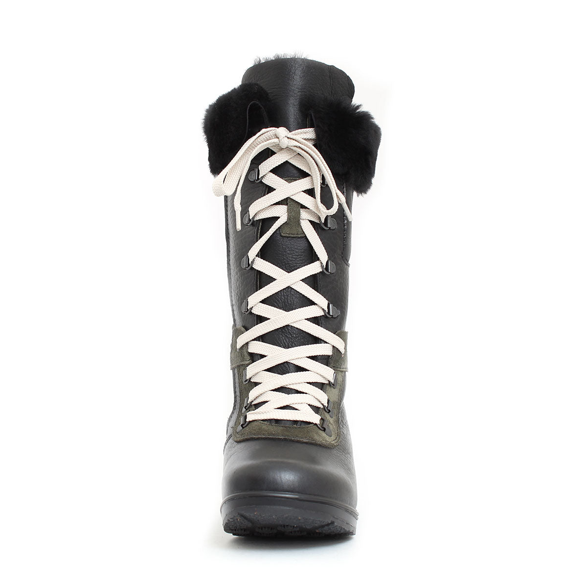 Maggie winter boot for women - Tan-Grey
