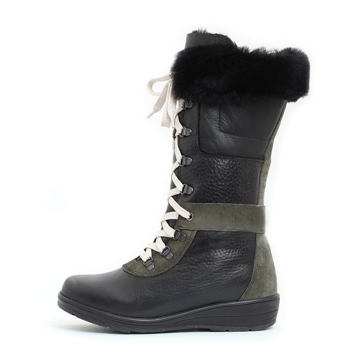 Maggie winter boot for women - Tan-Grey
