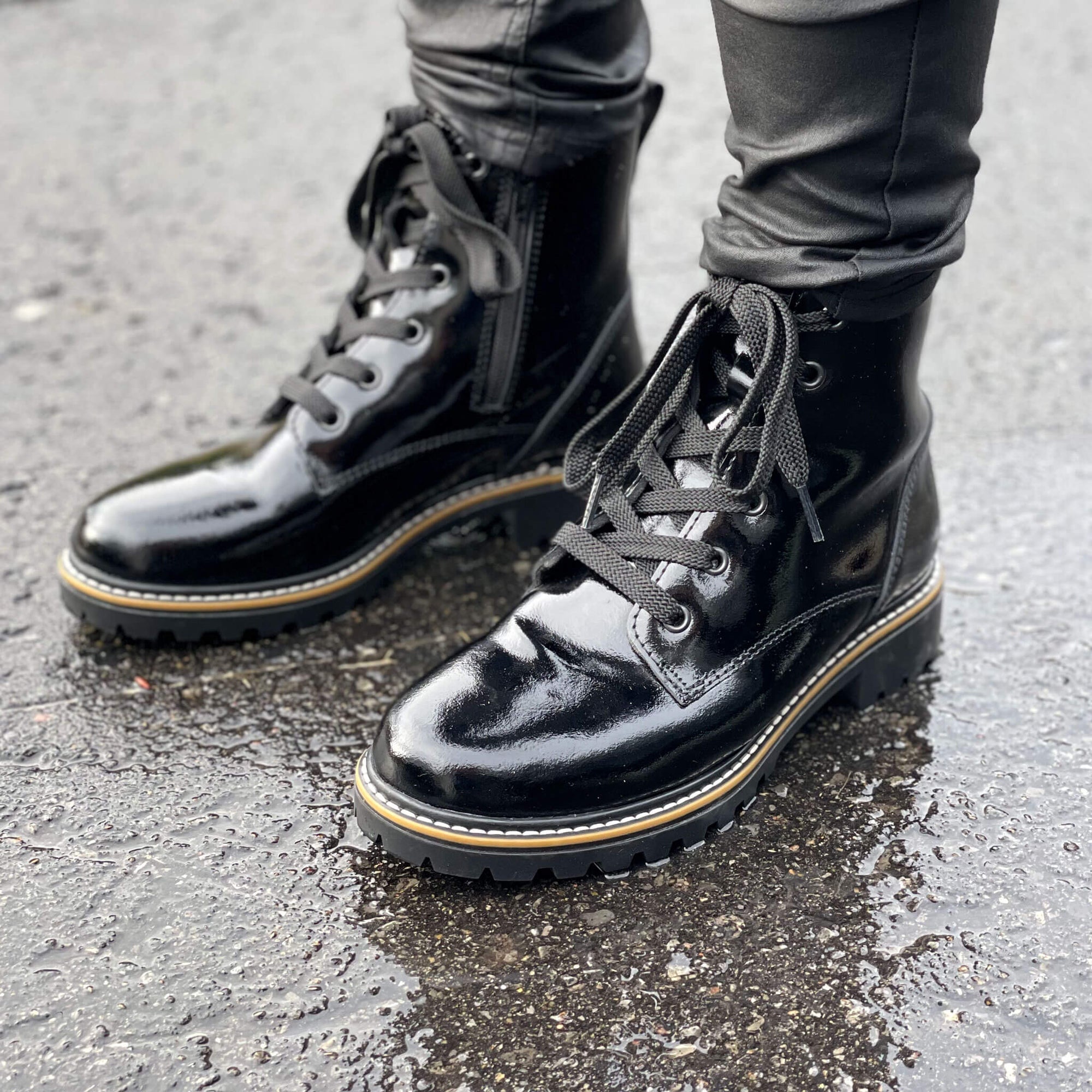 Nina 3-season Boot for Women - Black Patent