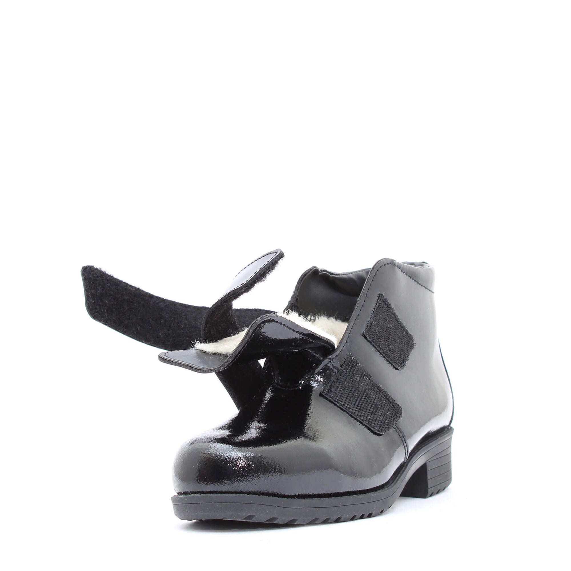 Polly winter boot for women - Black Patent 