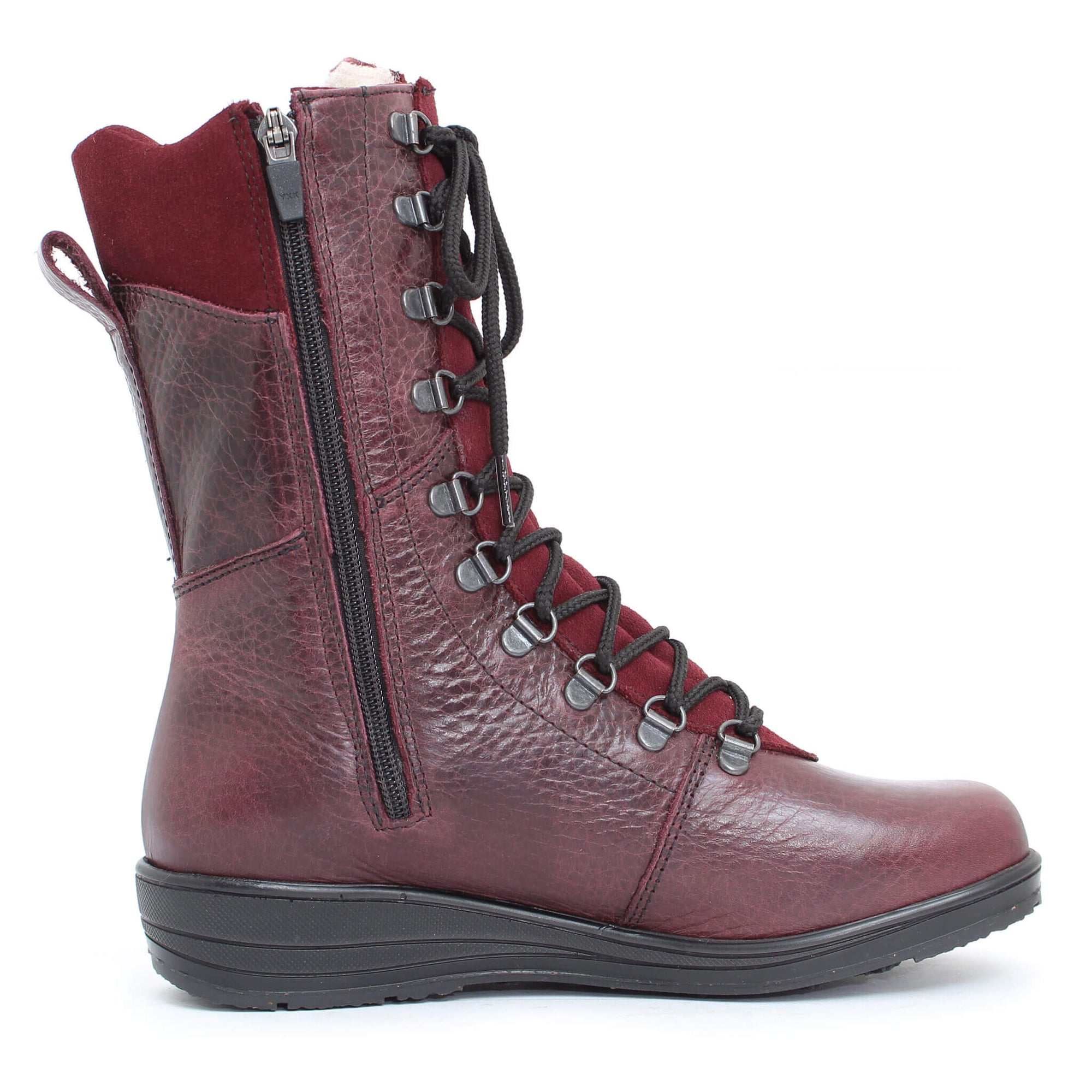 Banff winter boot for women - Black-Red