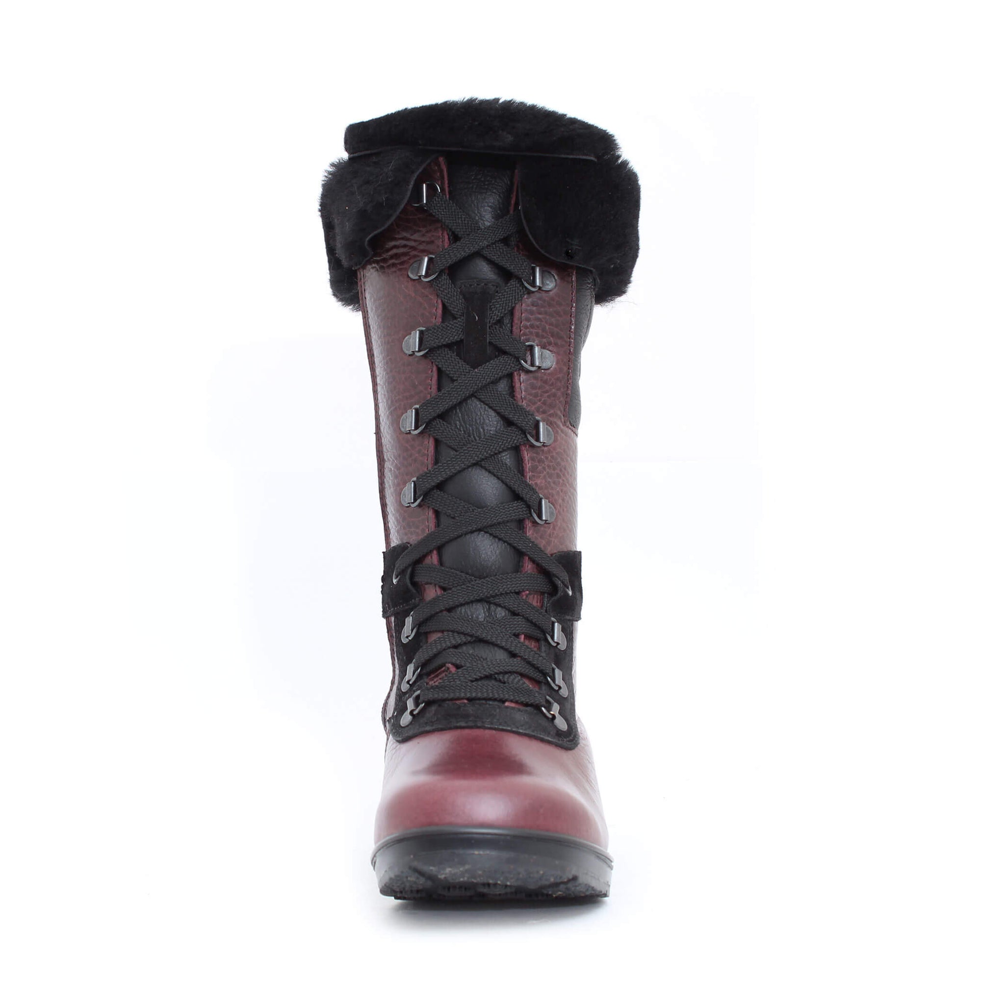 Maggie winter boot for women - Black-Khaki